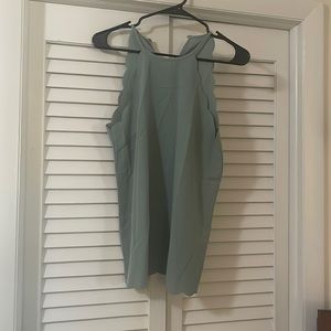 SHEIN | Teal Scalloped Tank Top